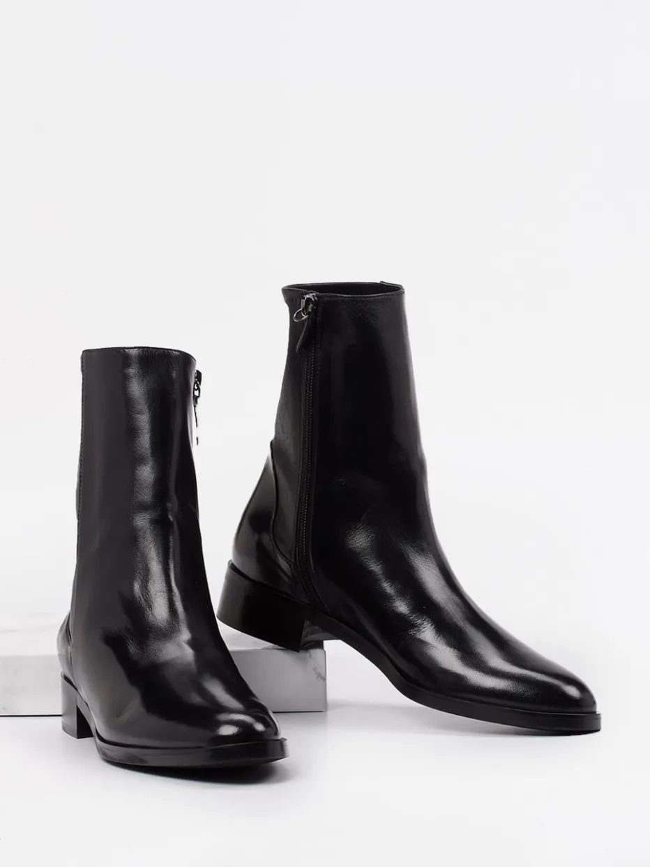 Damen Konstantin Starke – Reißverschluss-Stiefelette aus Lammleder