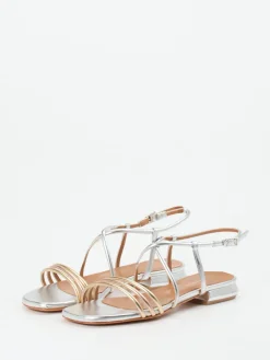 Damen Konstantin Starke – Riemchensandale aus Metallicleder