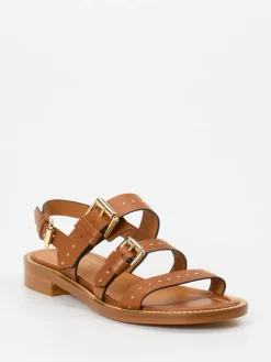 – Riemchensandale aus Kalbleder Cognac*Konstantin Starke Sale