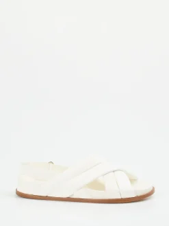 – Riemchensandale aus Lammleder Offwhite*Konstantin Starke Clearance