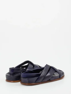 – Riemchensandalen aus Lammleder Dunkel*Konstantin Starke Discount