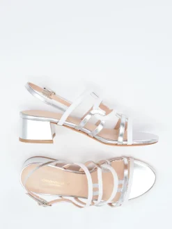 Damen Konstantin Starke – Riemchensandale aus Metallicleder