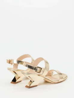 – Sandaletten aus Metallicleder*Konstantin Starke Outlet