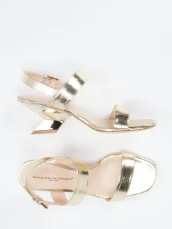 – Sandaletten aus Metallicleder*Konstantin Starke Outlet