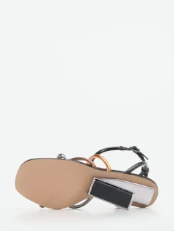 Damen Konstantin Starke – Sandaletten aus Metallicleder color