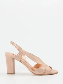 Damen Konstantin Starke – Sandaletten aus Veloursleder Rosé