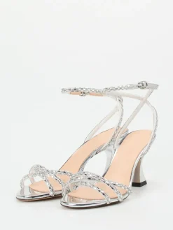 – Sandaletten aus Metallicleder*Konstantin Starke Hot