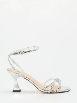 – Sandaletten aus Metallicleder*Konstantin Starke Hot