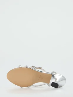 – Sandaletten aus Metallicleder*Konstantin Starke Hot