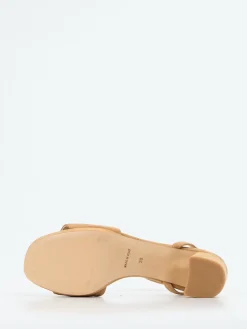 Damen Konstantin Starke – Sandalen aus Veloursleder camel