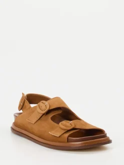 – Sandalen aus Veloursleder cognac*Konstantin Starke Hot