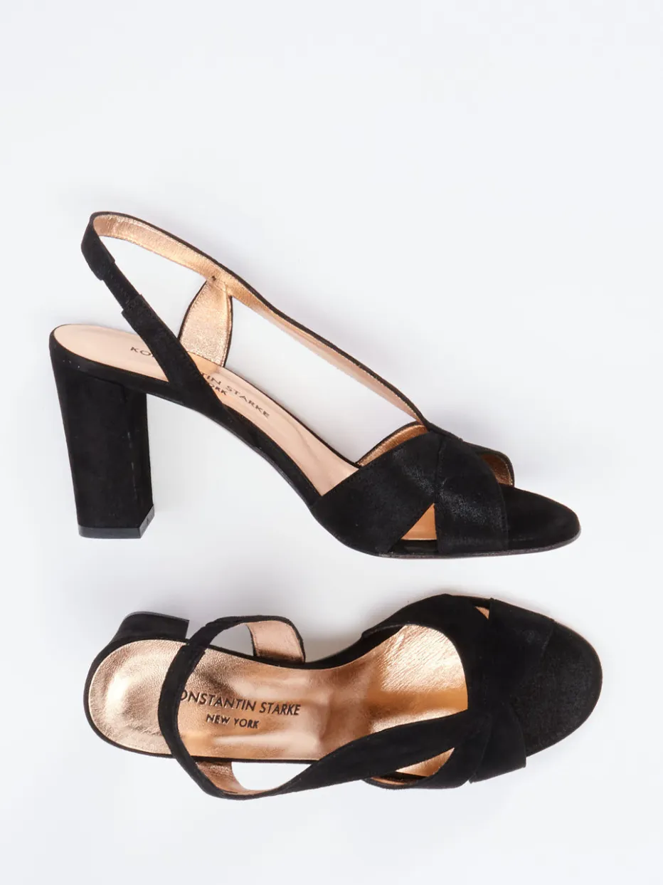 – Sandaletten aus Veloursleder*Konstantin Starke