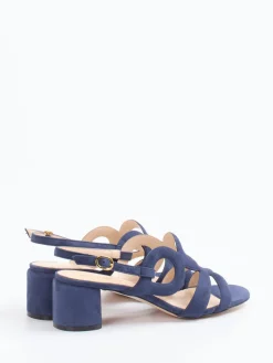 Damen Konstantin Starke – Sandalen aus Veloursleder Tinten