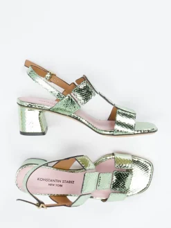 – Sandale aus Metallicleder mint*Konstantin Starke Clearance