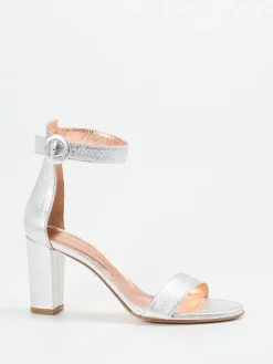 – Sandaletten aus Metallicleder*Konstantin Starke New