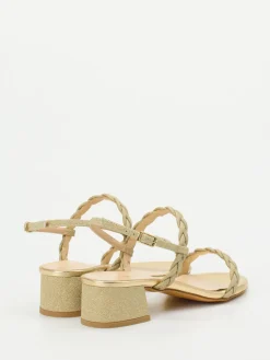 – Sandalette aus Metallicleder*Konstantin Starke New