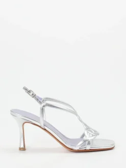 – Sandaletten aus Metallicleder*Konstantin Starke