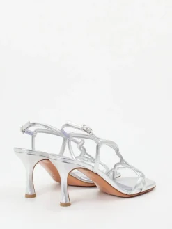 – Sandaletten aus Metallicleder*Konstantin Starke