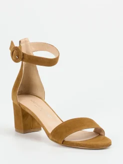 – Sandalette aus Veloursleder cognac*Konstantin Starke Clearance