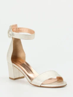 – Sandalen aus Metallicleder champagner*Konstantin Starke Best