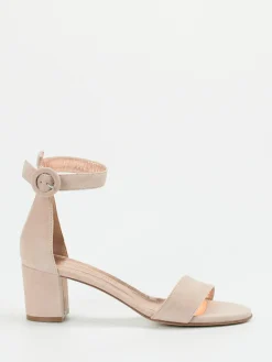 Damen Konstantin Starke – Sandalen aus Veloursleder Rosé