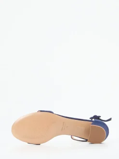 Damen Konstantin Starke – Sandalen aus Veloursleder Dunkel