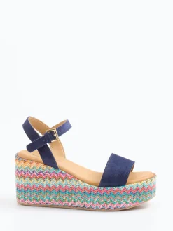 Damen Konstantin Starke – Sandalen aus Veloursleder Dunkel