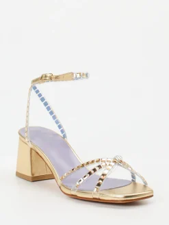 – Sandaletten aus Metallicleder*Konstantin Starke Best