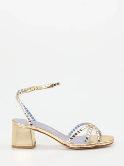 – Sandaletten aus Metallicleder*Konstantin Starke Best