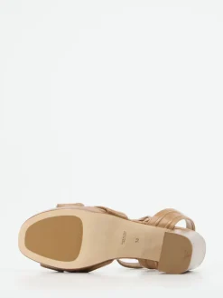 Damen Konstantin Starke – Sandaletten aus Lammleder cognac