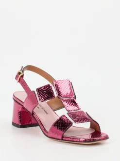 Damen Konstantin Starke – Sandalette aus Metallicleder