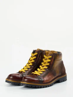 Herren Konstantin Starke – Schnürboots aus geprägtem Leder