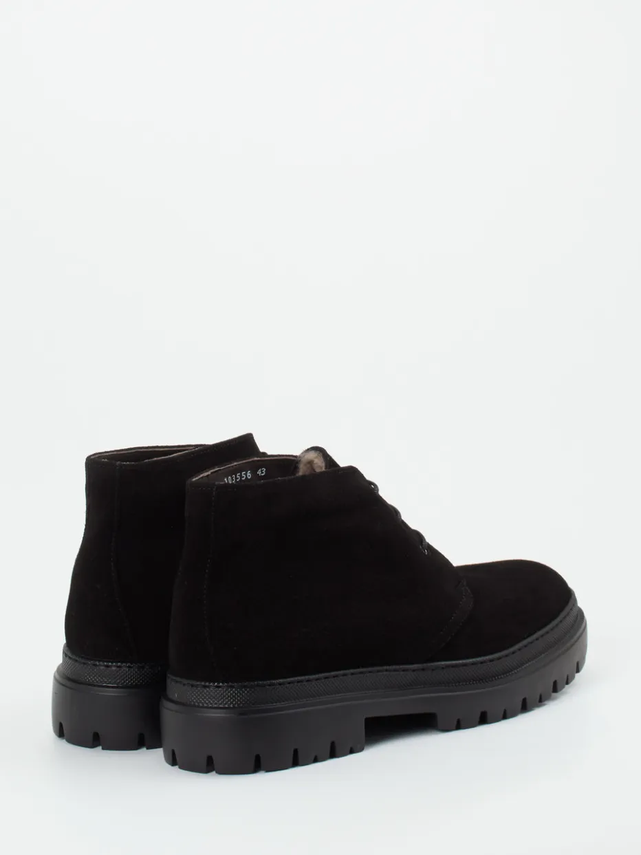 – Schnürboots aus Veloursleder*Konstantin Starke