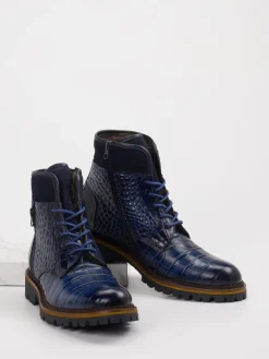 Herren Konstantin Starke – Schnürboots aus Leder in Tinten