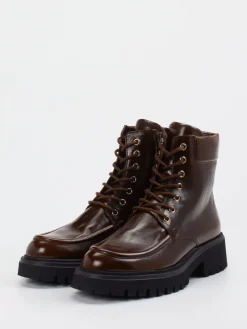 Damen Konstantin Starke – Schnürboots aus Kalbleder Dunkel