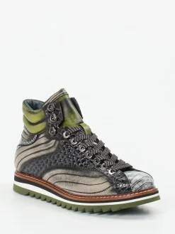 – Schnürboots aus geprägtem Leder*Konstantin Starke New