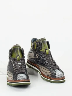 – Schnürboots aus geprägtem Leder*Konstantin Starke New