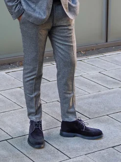 Herren Konstantin Starke – Schnürboots aus Veloursleder