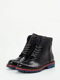 – Schnürboots aus geprägtem Leder*Konstantin Starke Discount