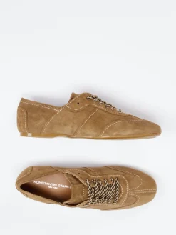 – Schnürschuh aus Veloursleder cognac*Konstantin Starke Hot