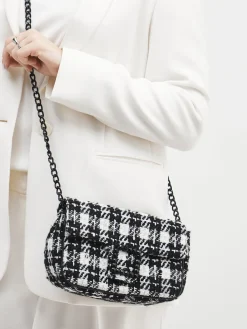 Damen Konstantin Starke – Schultertasche aus Textil Bouclé