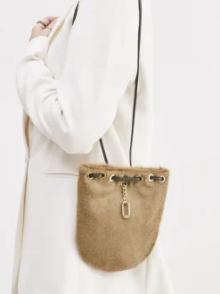 – Schultertasche aus Fell hell*Konstantin Starke Outlet