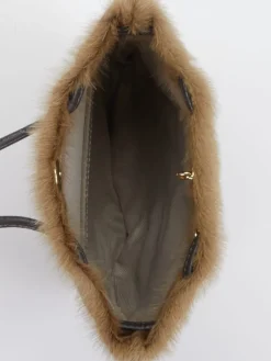 – Schultertasche aus Fell hell*Konstantin Starke Outlet