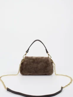 Damen Konstantin Starke – Schultertasche aus Fell in