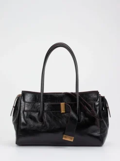 Damen Konstantin Starke – Schultertasche aus Lackleder