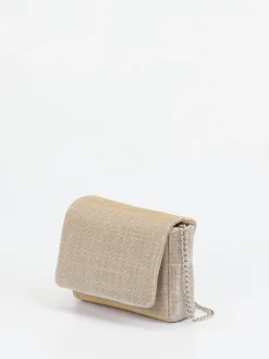 – Schultertasche aus Textil Champagner*Konstantin Starke Best