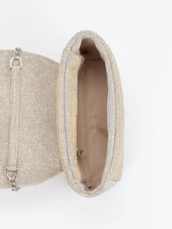 – Schultertasche aus Textil Champagner*Konstantin Starke Best