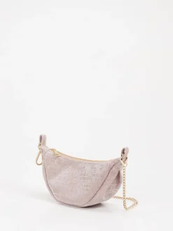 Damen Konstantin Starke – Schultertasche aus Leder in Rosé