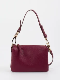 – Schultertasche aus Kalbleder Bordeaux*Konstantin Starke Clearance