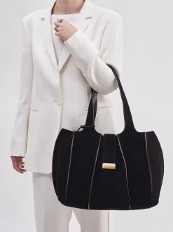 – Shopper aus Veloursleder*Konstantin Starke Discount